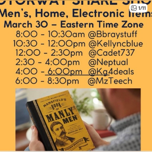 Other - Manly Monday Motorway Show- I’M A GUEST HOST . 10:30 am EST - 12:00.